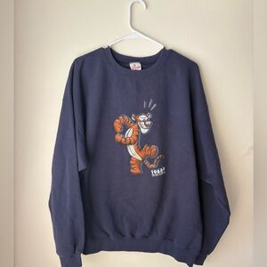 Vintage Disney Tigger Blue Crewneck Sweater XL